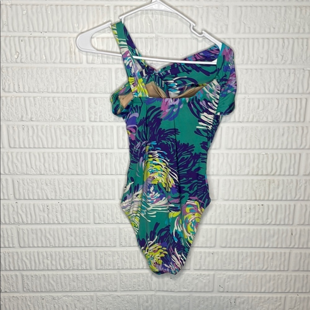 Garnet Hill Floral One Piece Swimsuit - Picture 2 of 3